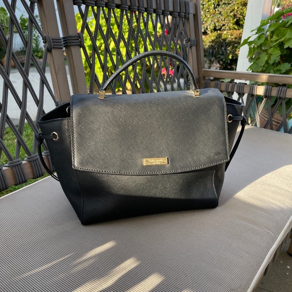 kate spade Handbags - Kate Spade Lilah leather black satchel bag
